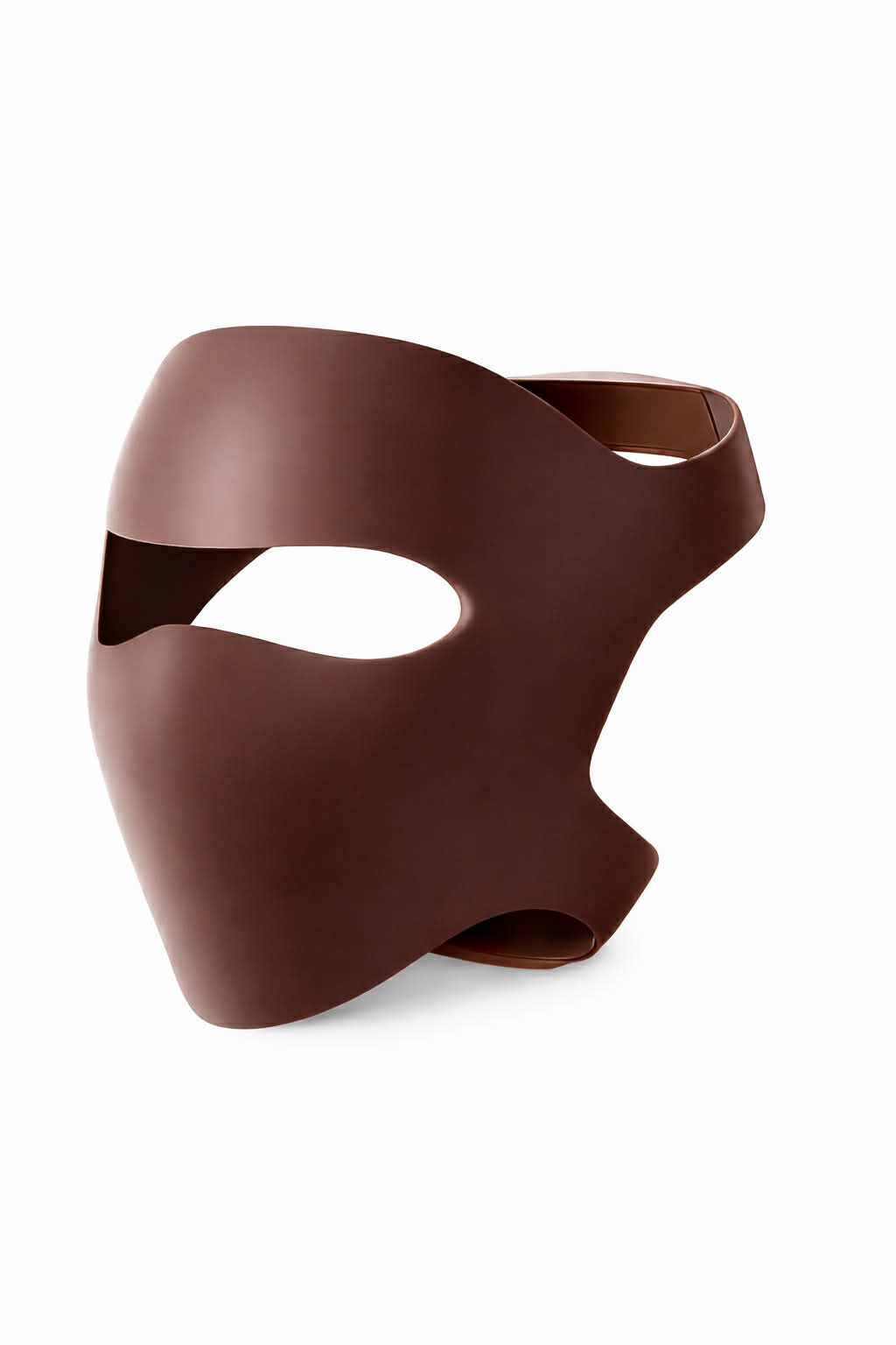 LumiAura LED Face Mask shown from the right side view, a top-rated LED light therapy mask in the USA designed for online shoppers searching for advanced at-home skincare solutions. This premium LED face mask supports skin rejuvenation, helps improve the appearance of dark spots, redness, wrinkles, and uneven skin tone, and promotes a brighter, healthier-looking complexion. Ideal for customers comparing LED face masks online, available for fast and free shipping across the United States.